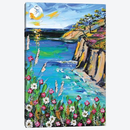 A Perfect Day In Monterey Canvas Print #LEL178} by Lisa Elley Canvas Wall Art