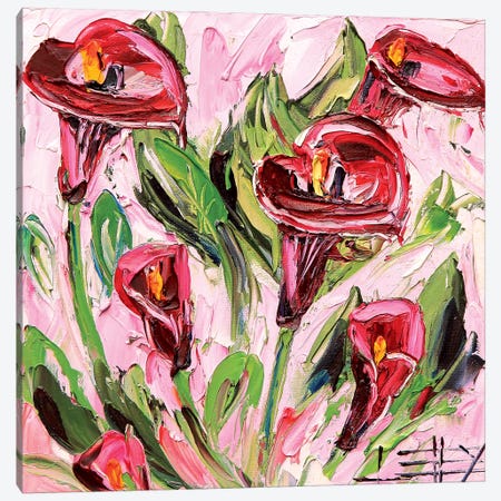 Iris Canvas Print #LEL179} by Lisa Elley Canvas Wall Art