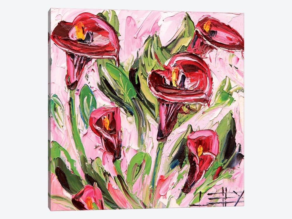 Iris by Lisa Elley 1-piece Canvas Art
