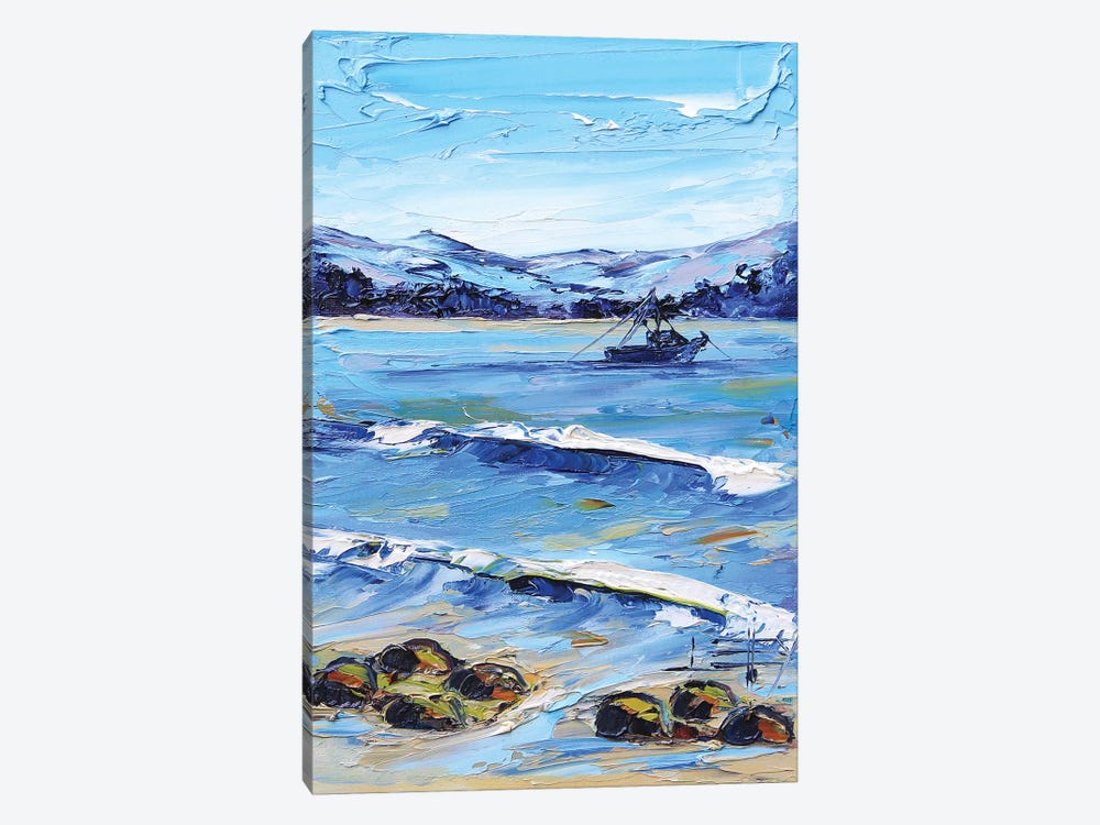 A Day In Monterey by Lisa Elley 1-piece Canvas Wall Art