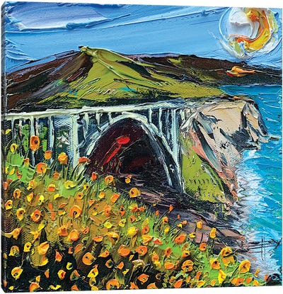 Bixby Bridge II Canvas Art Print - Big Sur Art