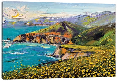 Dreaming Of Big Sur Again Canvas Art Print - Big Sur Art