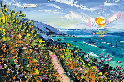 A Walk In Big Sur by Lisa Elley acrylic art print