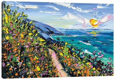 A Walk In Big Sur Canvas Art Print - Big Sur Art