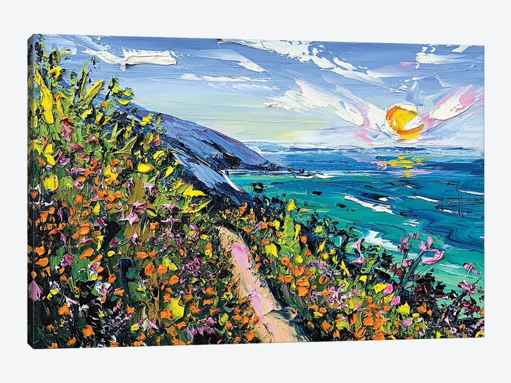 A Walk In Big Sur by Lisa Elley 1-piece Art Print