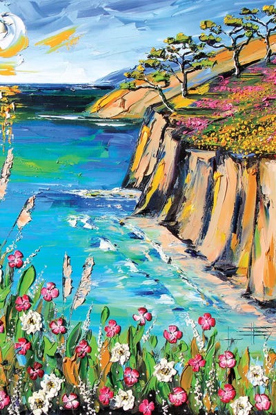 Lisa Elley: Big Sur Deep Impasto by Lisa Elley