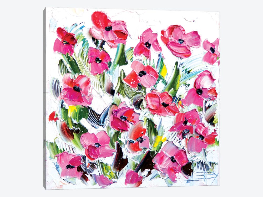 Floral by Lisa Elley 1-piece Canvas Print