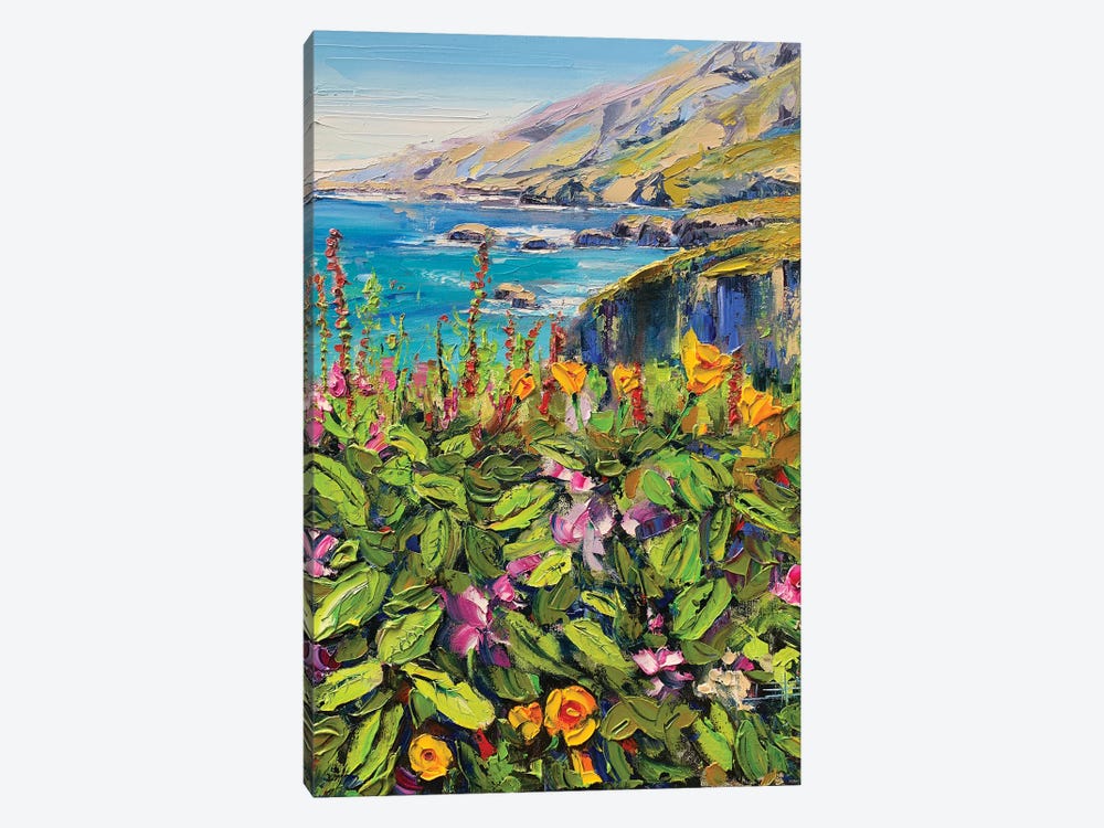 Big Sur, From My Heart by Lisa Elley 1-piece Canvas Art Print