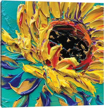 Simply Van Gogh Canvas Art Print - Textured Florals