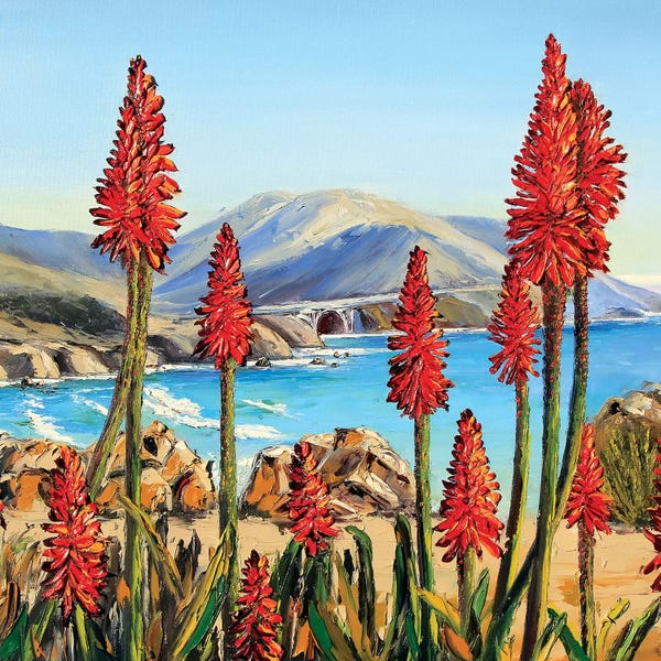 Lilies: Big Sur Lilies i by Lisa Elley