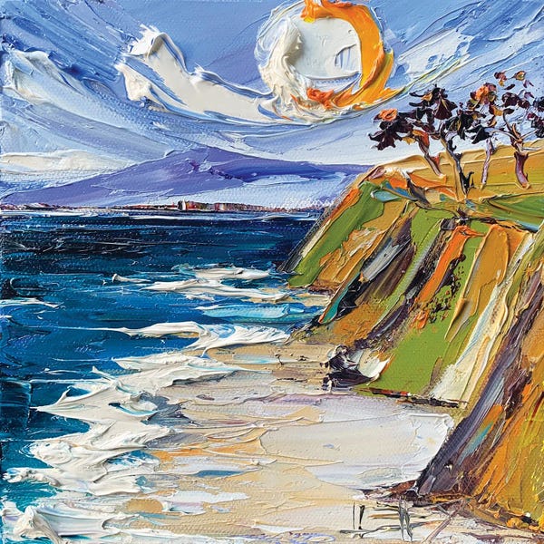 Cliffs: Capitola II by Lisa Elley