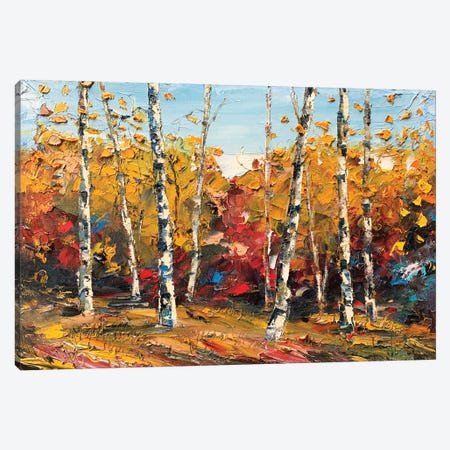 When September Comes Canvas Print #LEL214} by Lisa Elley Canvas Wall Art