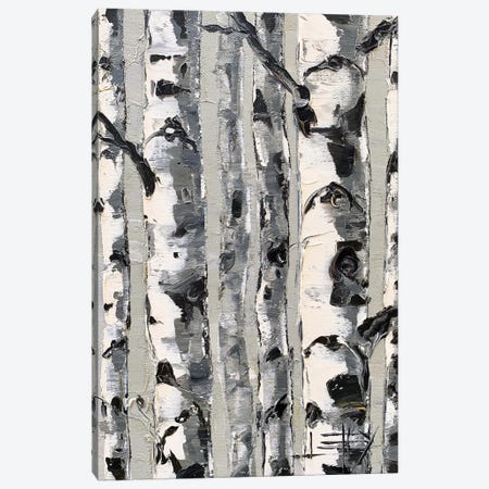 Birch Simplified Canvas Print #LEL216} by Lisa Elley Canvas Art