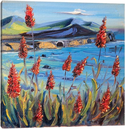 Big Sur Lilies II Canvas Art Print - Lily Art