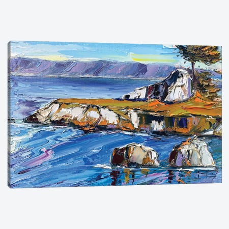 A Quiet Morning At Pacific Grove Canvas Print #LEL223} by Lisa Elley Canvas Artwork