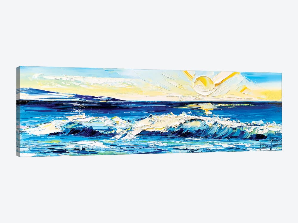 Ocean Caress by Lisa Elley 1-piece Canvas Print