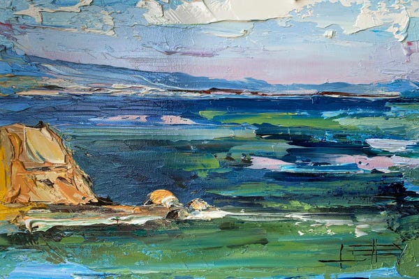 Gestural Skies: Pleasure Point II by Lisa Elley