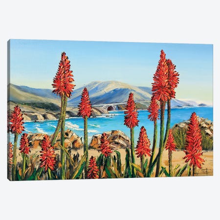 Big Sur Lilies II Canvas Print #LEL238} by Lisa Elley Canvas Art Print