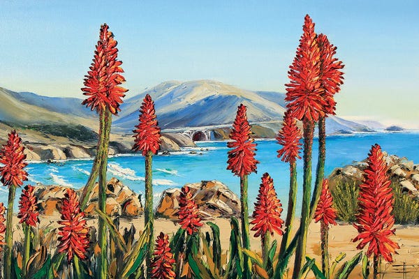 Big Sur: Big Sur Lilies III by Lisa Elley