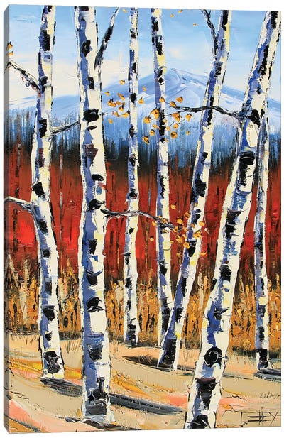 Toward The Sierras Canvas Art Print - Aspen Tree Art