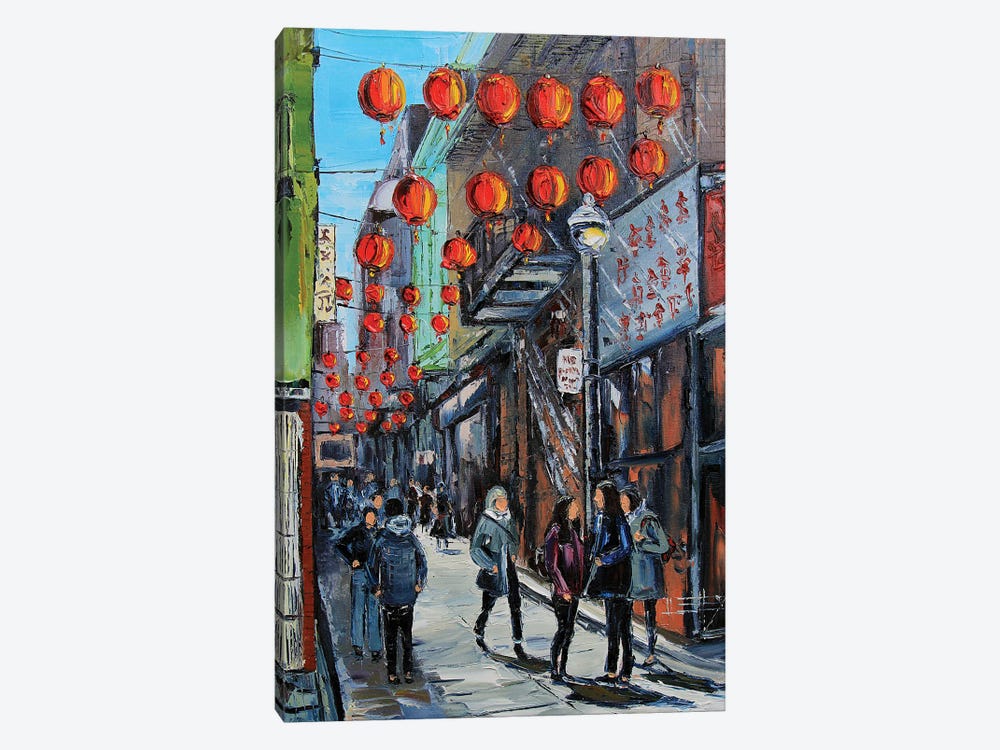 Chinatown At Noon by Lisa Elley 1-piece Canvas Artwork
