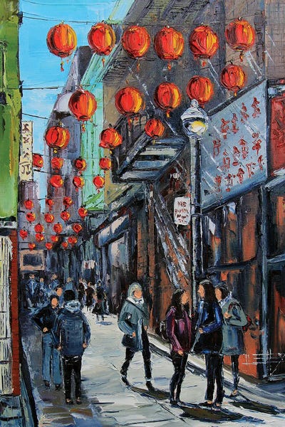 Lisa Elley: Chinatown At Noon by Lisa Elley