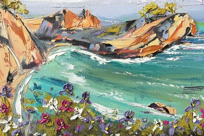 Irises At Mcway by Lisa Elley art print