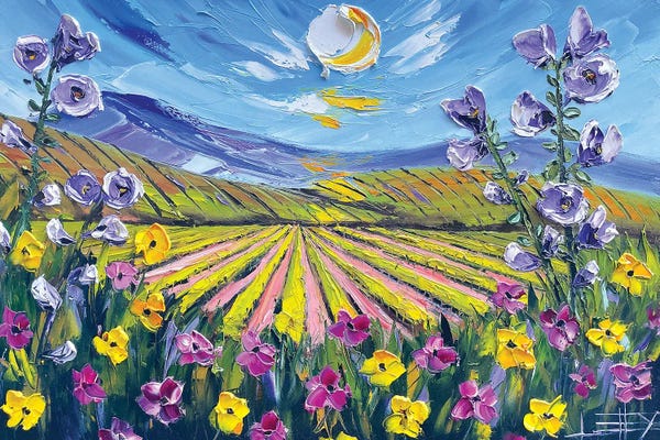 Landscapes In Bloom: Serenity by Lisa Elley