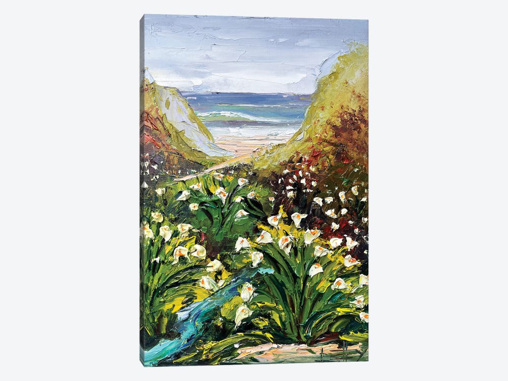 Big Sur Lilies III by Lisa Elley 1-piece Canvas Print
