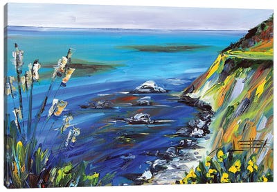 Monterey Bay II Canvas Art Print - Lisa Elley