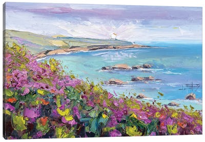 Spring In Pacific Grove Canvas Art Print - Palette Knife Prints