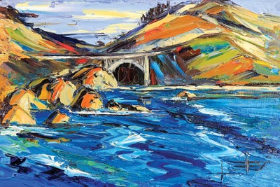 Bixby Bridge by Lisa Elley canvas print