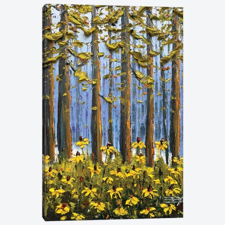 Wildflowers In Yosemite Canvas Print #LEL281} by Lisa Elley Canvas Artwork