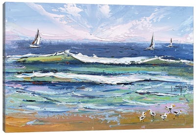 Summer In The Monterey Bay Canvas Art Print - Monterey