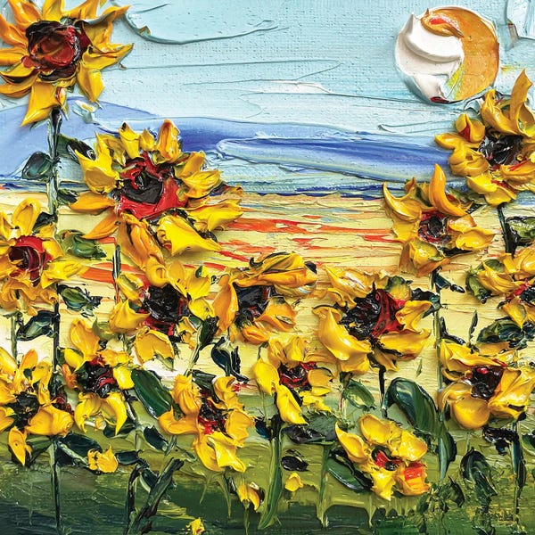 Landscapes In Bloom: Ray Of Van Gogh by Lisa Elley