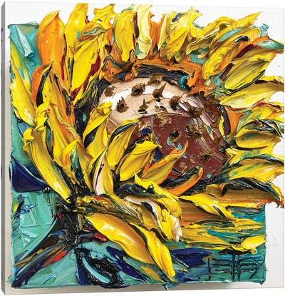 Friend Of Van Gogh Canvas Art Print - Van Gogh's Sunflowers Collection
