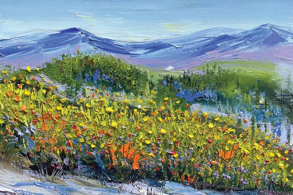 Vineyards: Sonoma Spring by Lisa Elley