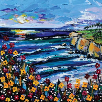 A Day At The Coast by Lisa Elley art print