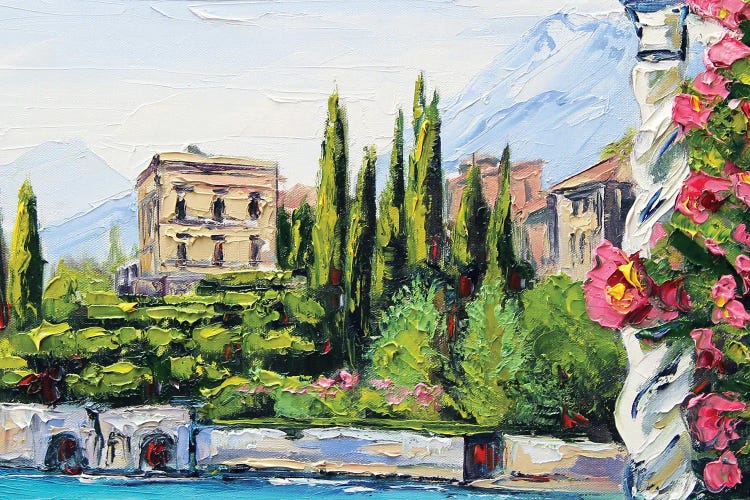 A Villa In Lake Como by Lisa Elley wall art