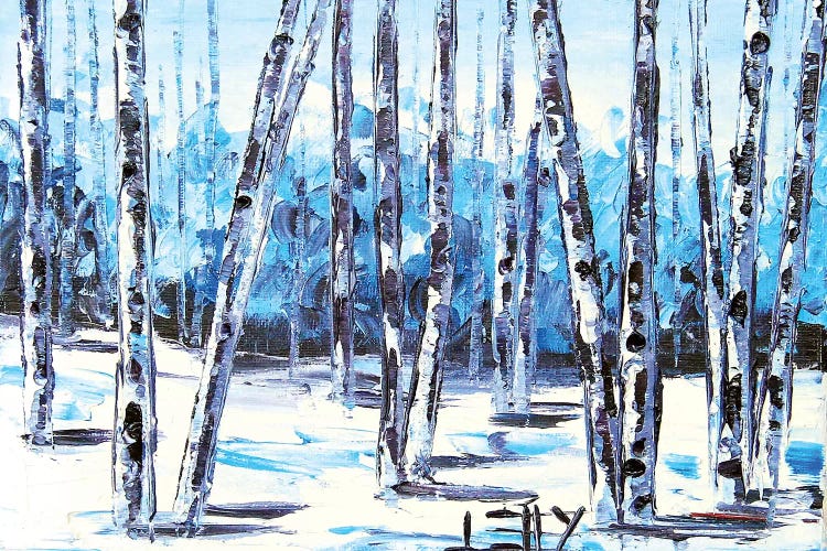 Blue Birch V by Lisa Elley wall art