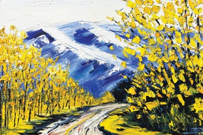 Sierra Autumn Gold by Lisa Elley canvas print