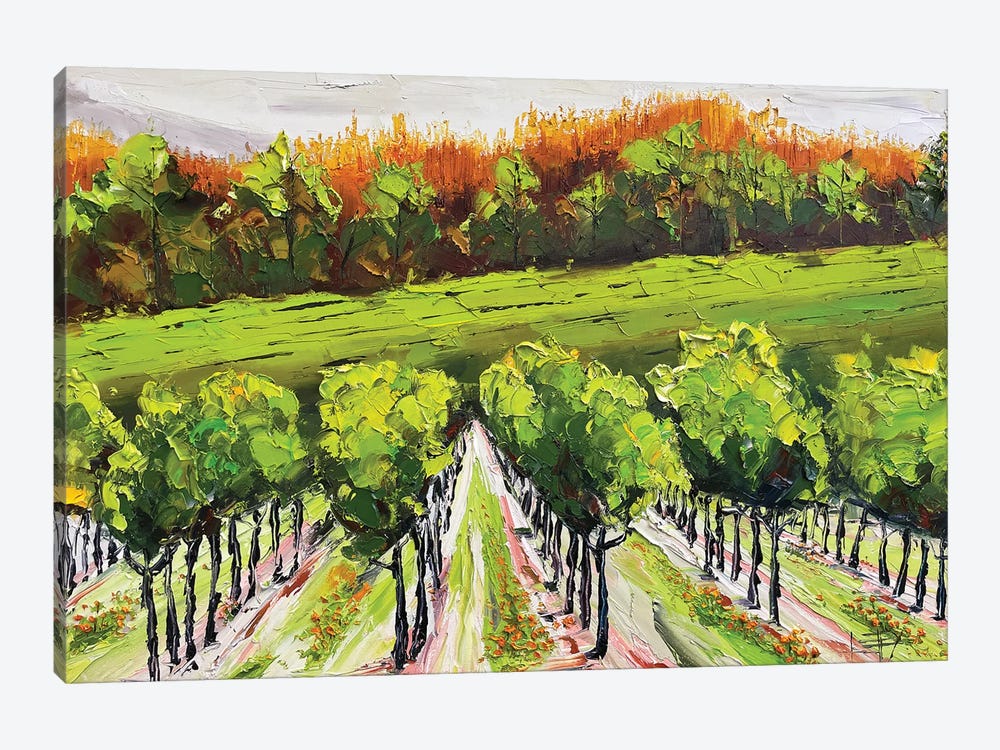 Autumn In Napa by Lisa Elley 1-piece Canvas Print