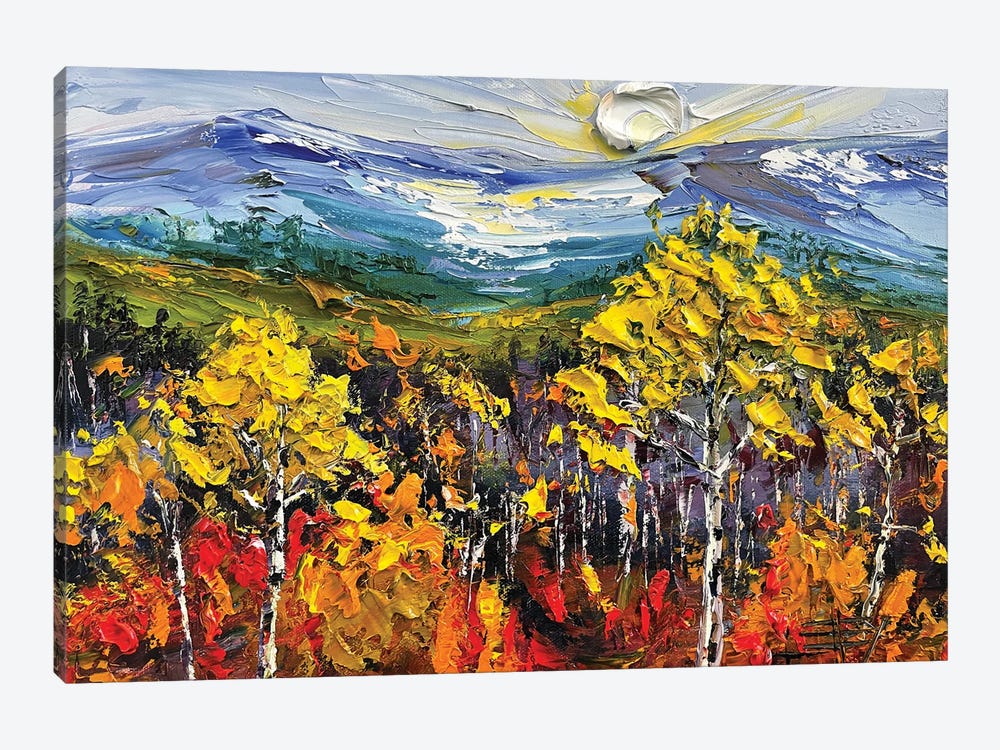 September Sunset by Lisa Elley 1-piece Canvas Art Print