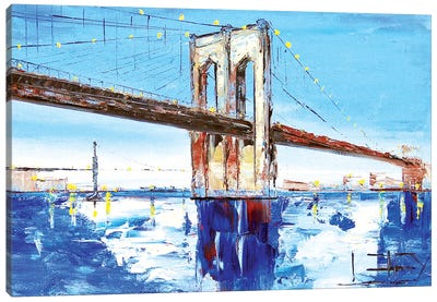 Brooklyn Bridge I Canvas Art Print - Brooklyn Art