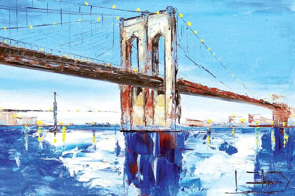 Lisa Elley: Brooklyn Bridge I by Lisa Elley