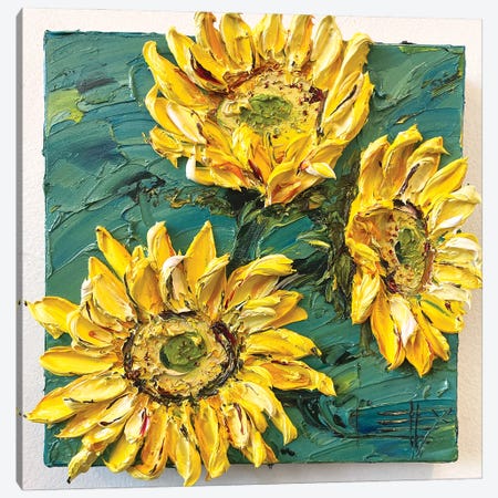 Van Gogh Trio Canvas Print #LEL342} by Lisa Elley Canvas Print