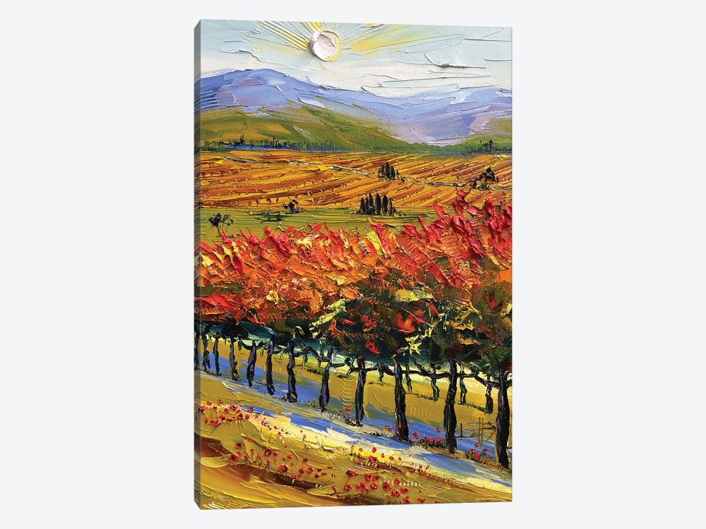 Gogh To Napa Valley by Lisa Elley 1-piece Canvas Wall Art