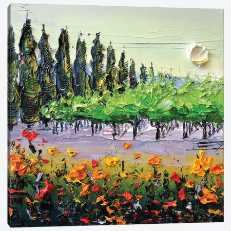 Summer Wine Canvas Print #LEL349} by Lisa Elley Canvas Art Print