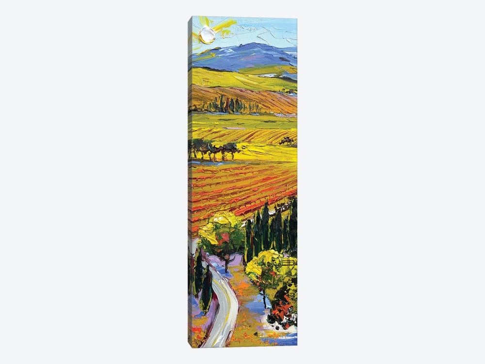 Road To The Winery by Lisa Elley 1-piece Canvas Artwork