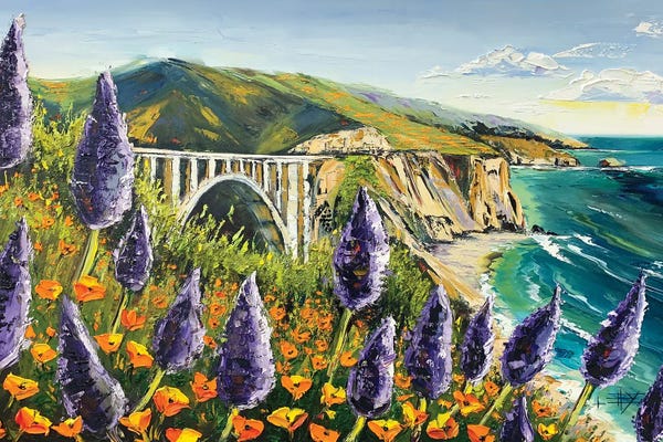 Landscapes In Bloom: Calm On The Coast by Lisa Elley